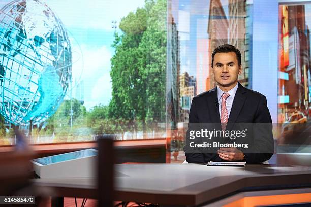Paul Hickey, co-founder at Bespoke Investment Group LLC, speaks during a Bloomberg Television interview in New York, U.S., on Friday, Oct. 14, 2016....