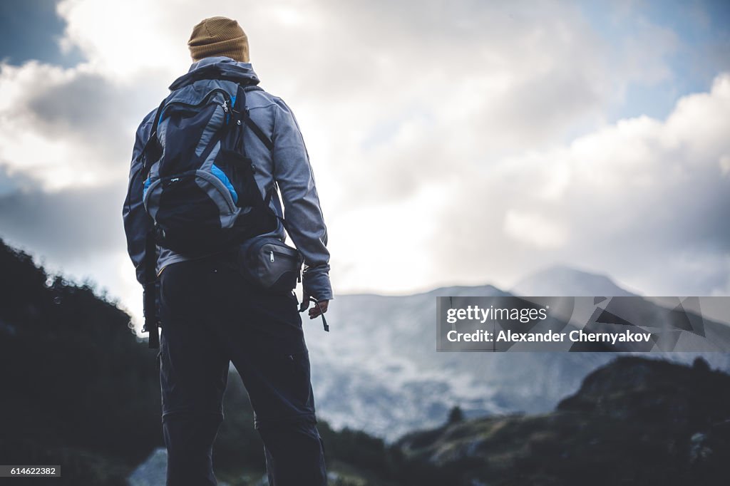 Solitude in mountains