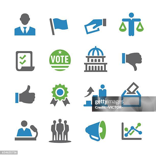 election icons - spry series - white house icon stock illustrations