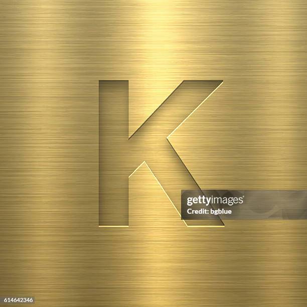 K Lettering Gold 71 Gold Plate Font Stock Photos, High-Res Pictures, and Images - Getty ...