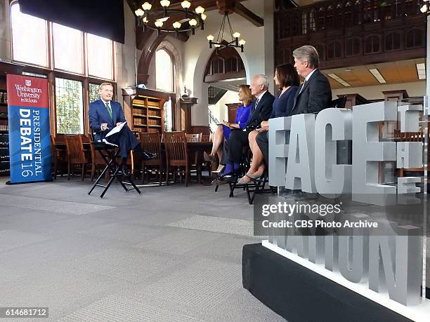 St. Louis, Missouri -- CBS News' "Face the Nation" broadcasts from Washington University in St. Louis ahead of the second presidential debate on the...