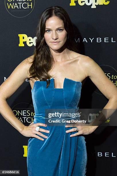 Actress Kelly Overton arrives at the People's "Ones To Watch" party at E.P. & L.P. On October 13, 2016 in West Hollywood, California.
