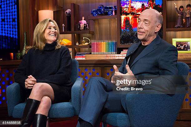 Pictured : Meredith Vieira and J.K. Simmons --