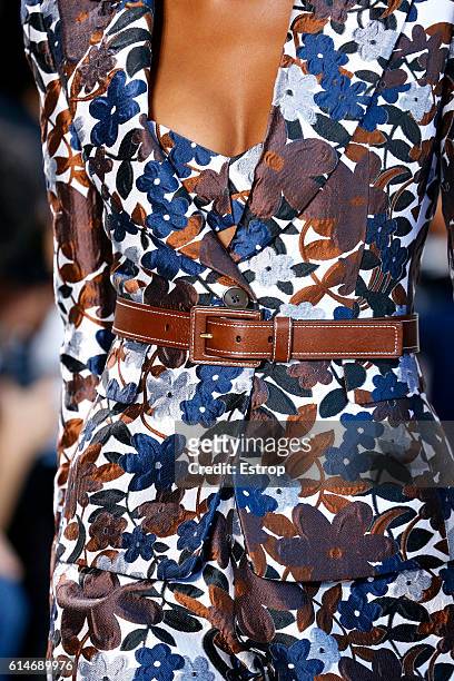 Cloth detail at the Michael Kors show at Spring Studios on September 14, 2016 in New York City.