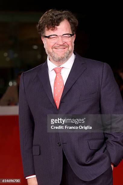 Director Kenneth Lonergan walks a red carpet for 'Manchester By The Sea' during the 11th Rome Film Festival at Auditorium Parco Della Musica on...
