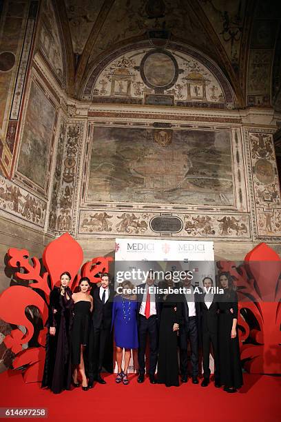 Sarah Felberbaum, Annabel Scholey, Richard Madden, producers Matilde and Luca Bernabei, Miriam Leone, Alessandro Preziosi, Alessandro Sperduti and...