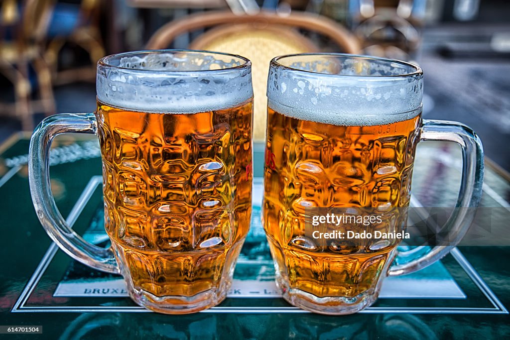 Two Mugs of Beer