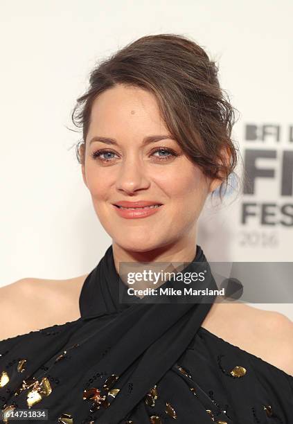 Marion Cotillard attends the 'It's Only The End Of The World' BFI Flare Special Presentation screening during the 60th BFI London Film Festival at...