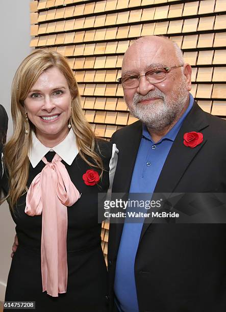 Elizabeth Dewberry and Ahmet Kocabiyik attend an intimate salon with Award-Winning Dramatist Steve Martin at the home of Novelist and Playwright...