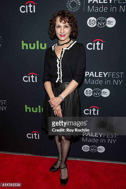 Actress Bebe Neuwirth attends the screening of "Madam Secretary" during PaleyFest New York 2016 at The Paley Center for Media on October 14, 2016 in...