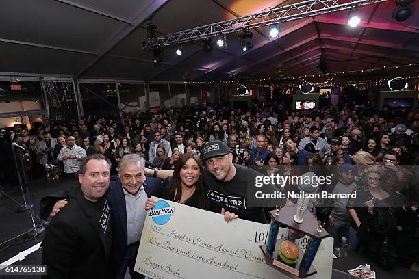 New York City Wine & Food Festival Founder & Executive Director Lee Brian Schrager and celebrity chef Rachel Ray present Black Tap Craft Burgers &...