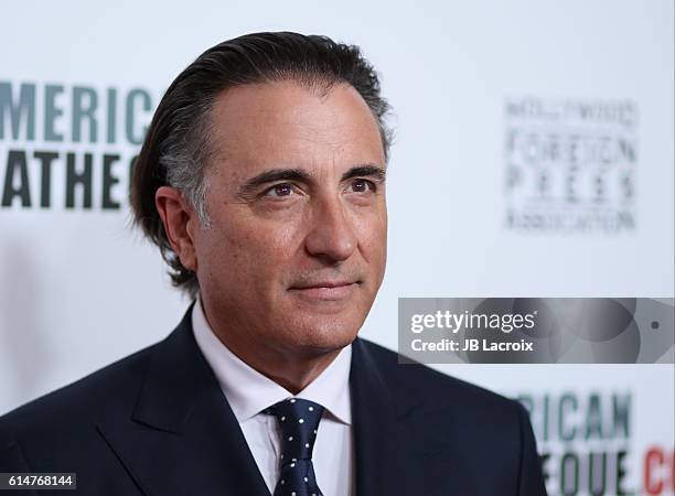 Actor Andy Garcia attends the 30th Annual American Cinematheque Awards Gala at The Beverly Hilton Hotel on October 14, 2016 in Beverly Hills,...