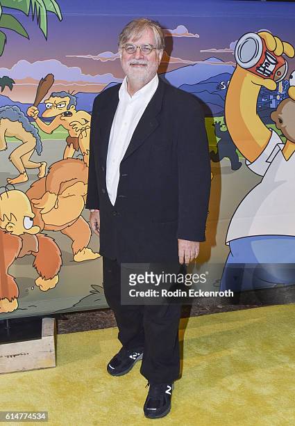 The Simpsons" creator Matt Groening attends the celebration of the 600th episode of "The Simpsons" at YouTube Space LA on October 14, 2016 in Los...