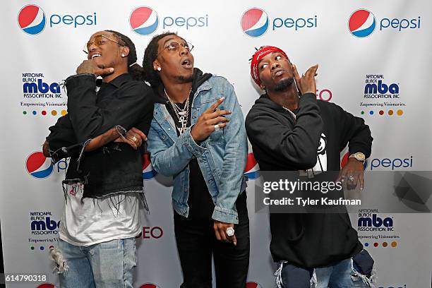 Migos attends The National Black MBA Association Presents 2nd Annual Pepsi MBA Live at The Metropolitan on October 14, 2016 in New Orleans, Louisiana.