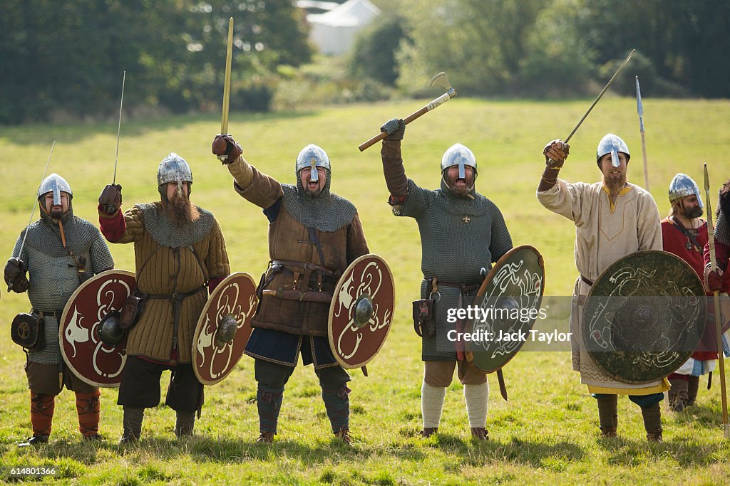 950th Anniversary Battle Of Hastings Re-enactment Take Place On The Original Site