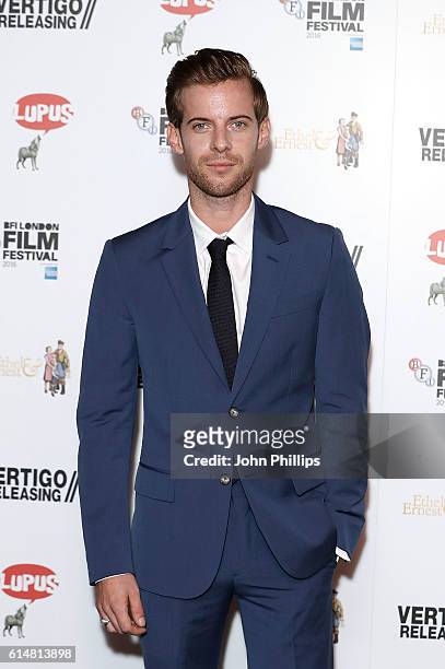 Luke Treadaway attends the 'Ethel & Ernest' screening during the 60th BFI London Film Festival at on October 15, 2016 in London, England.