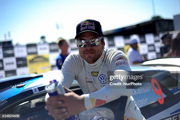 Andreas Mikkelsen of, Volkswagen Motorsport during the 3rd day of the Rally RACC Catalunya, on October 15, 2016 in Salou, Spain.