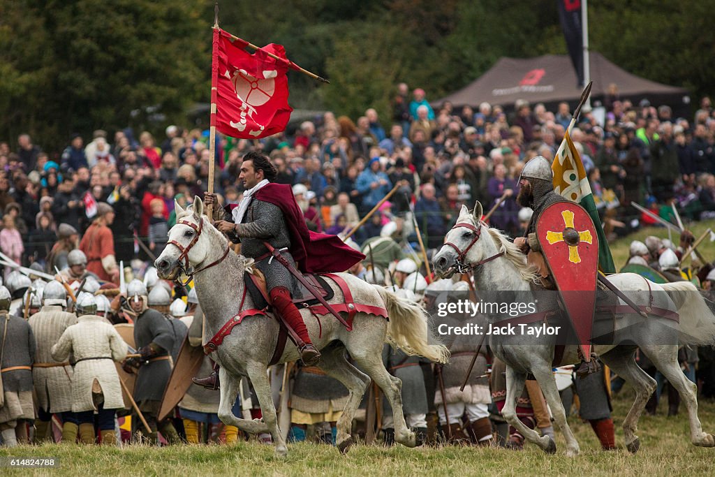 950th Anniversary Battle Of Hastings Re-enactment Take Place On The Original Site