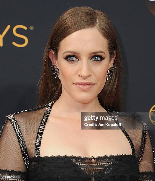 Actress Carly Chaikin arrives at the 68th Annual Primetime Emmy Awards at Microsoft Theater on September 18, 2016 in Los Angeles, California.