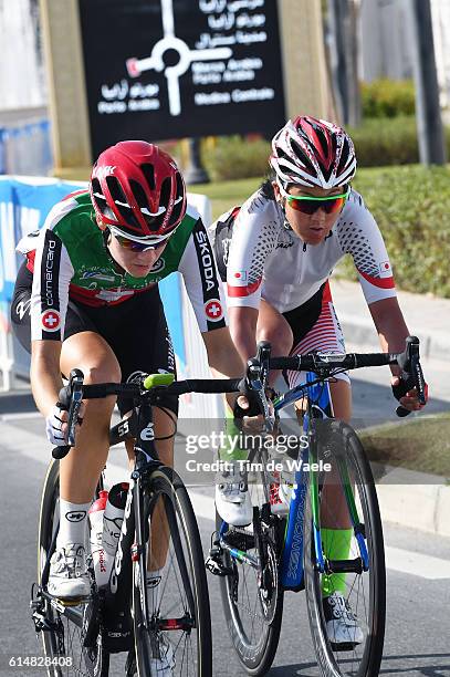 89th Road World Championships 2016 / Women Elite Nicole HANSELMANN / Eri YONAMINE / Qatar Foundation - The Pearl Qatar / Women Elite / WC /