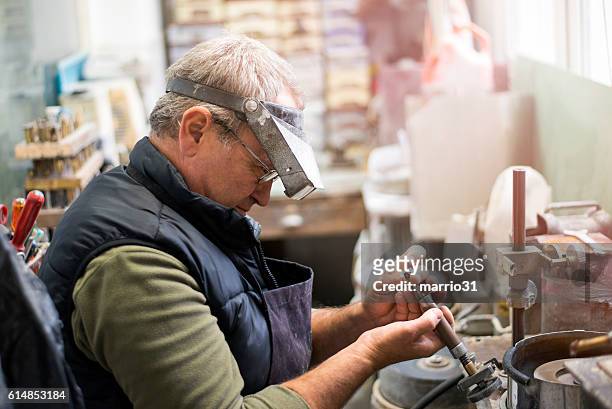 gemstone grinding - jewellery making stock pictures, royalty-free photos & images