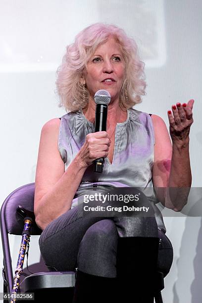 Actress Nancy Allen attends the 40th Anniversary Screening, Cast Reunion And Q&A For "Carrie" at The Theatre at Ace Hotel on October 14, 2016 in Los...