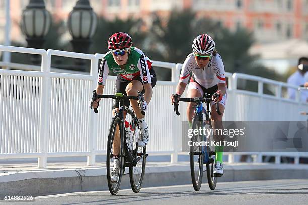 89th Road World Championships 2016 / Women Elite Nicole HANSELMANN / Eri YONAMINE / Qatar Foundation - The Pearl Qatar / Women Elite / WC /