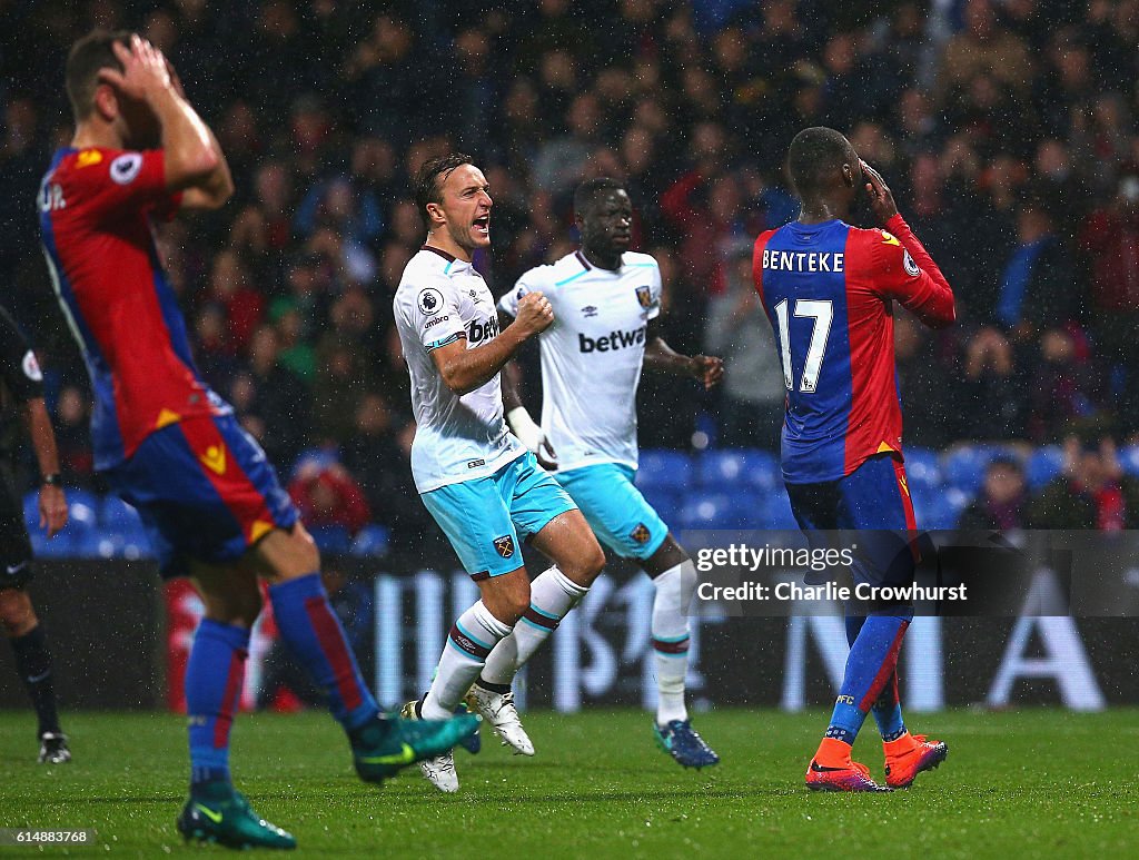 Crystal Palace v West Ham United - Premier League