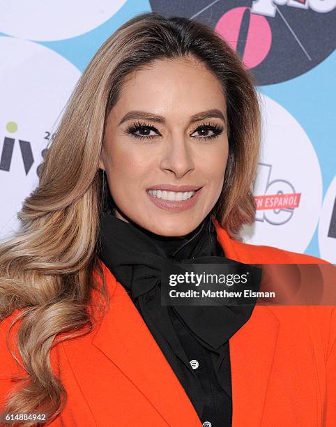 Galilea Montijo attends the 5th Annual Festival PEOPLE En Espanol, Day 1 at the Jacob Javitz Center on October 15, 2016 in New York City.