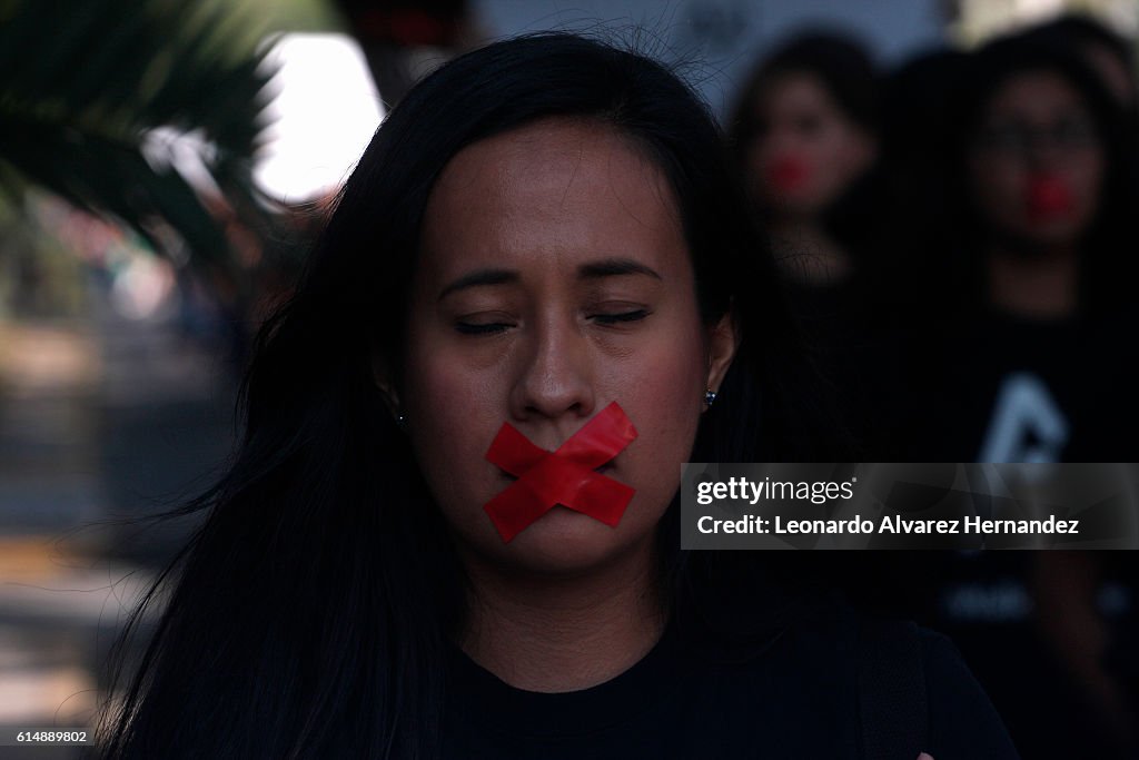 Women of Guadalajara Protest Against Human Trafficking