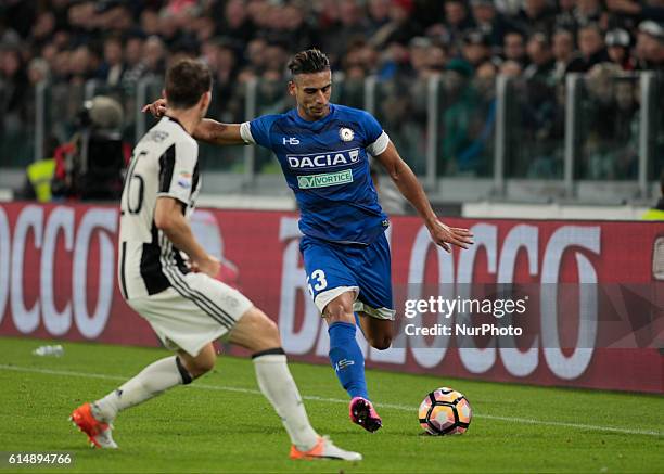 Ali Adnan during Serie A match between Juventus v Udinese, in Turin, on October 15, 2016 .