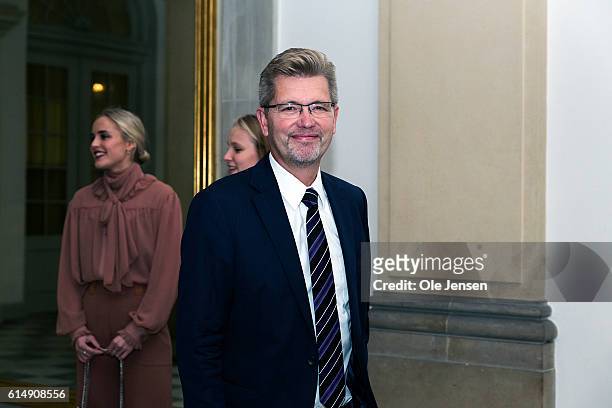 Copenhagen Lord Mayor, Frank Jensen attends a reception hosted by Queen Margarethe of Denmark for the Danish Olympic and Para-Olympic Teams at...