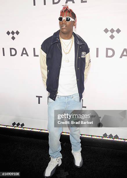 Lil Yachty attends TIDAL X: 1015 on October 15, 2016 in New York City.