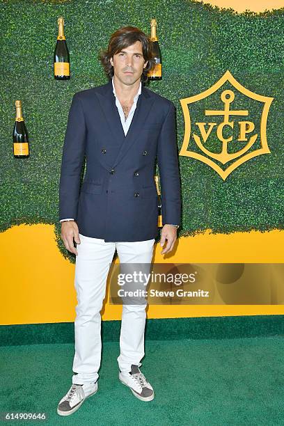 Polo Player Nacho Figueras attends the Seventh Annual Veuve Clicquot Polo Classic at Will Rogers State Historic Park on October 15, 2016 in Pacific...