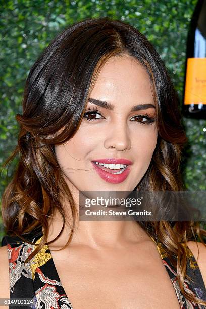 Actress Eiza Gonzalez Reyna attends the Seventh Annual Veuve Clicquot Polo Classic at Will Rogers State Historic Park on October 15, 2016 in Pacific...