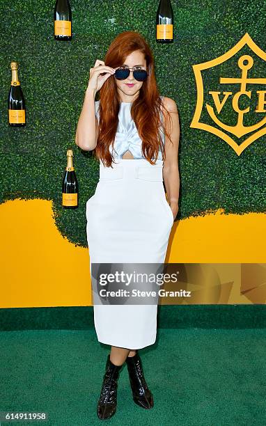 Nikki Pennie attends the Seventh Annual Veuve Clicquot Polo Classic at Will Rogers State Historic Park on October 15, 2016 in Pacific Palisades,...