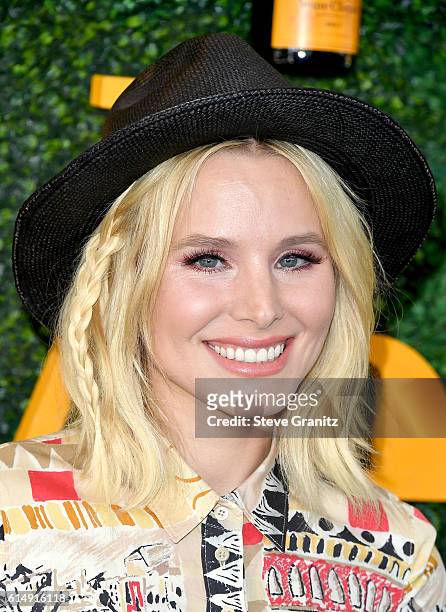 Actress Kristen Bell attends the Seventh Annual Veuve Clicquot Polo Classic at Will Rogers State Historic Park on October 15, 2016 in Pacific...