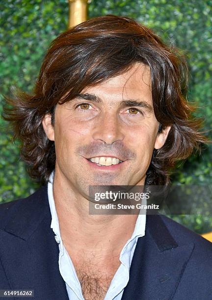 Polo player Nacho Figueras attends the Seventh Annual Veuve Clicquot Polo Classic at Will Rogers State Historic Park on October 15, 2016 in Pacific...