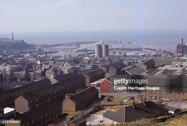 Whitehaven, Harbour from the East, Cumberland, 20th century. Town and port on the coast of Cumbria, England. Historically a part of Cumberland....