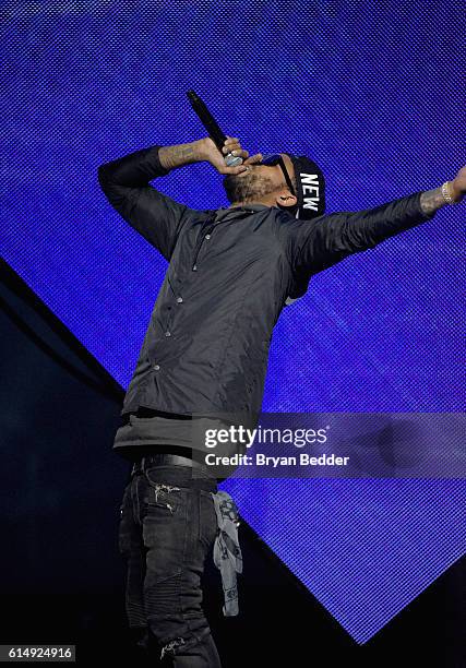 Rapper Dave East performs onstage during TIDAL X: 1015 on October 15, 2016 in New York City.