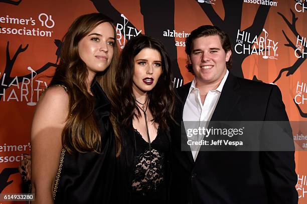 Christina Schwarzenegger, author Katherine Schwarzenegger and Christopher Schwarzenegger attend Hilarity for Charity's 5th Annual Los Angeles Variety...