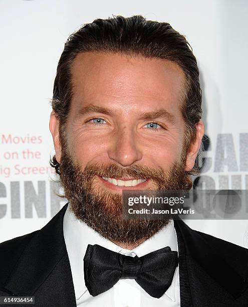 Actor Bradley Cooper attends the 30th annual American Cinematheque Awards gala at The Beverly Hilton Hotel on October 14, 2016 in Beverly Hills,...