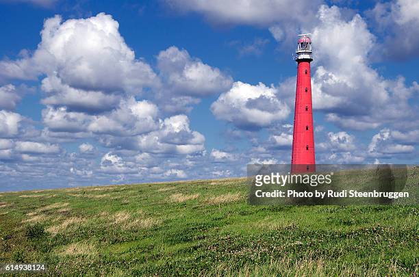 lighthouse "lange jaap" - den helder stock pictures, royalty-free photos & images