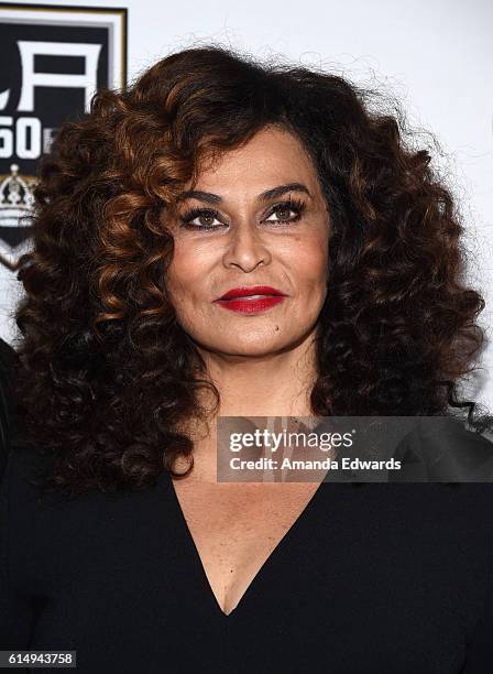 Fashion designer Tina Knowles arrives at the 2016 Children's Hospital Los Angeles "Once Upon a Time" Gala at the L.A. Live Event Deck on October 15,...