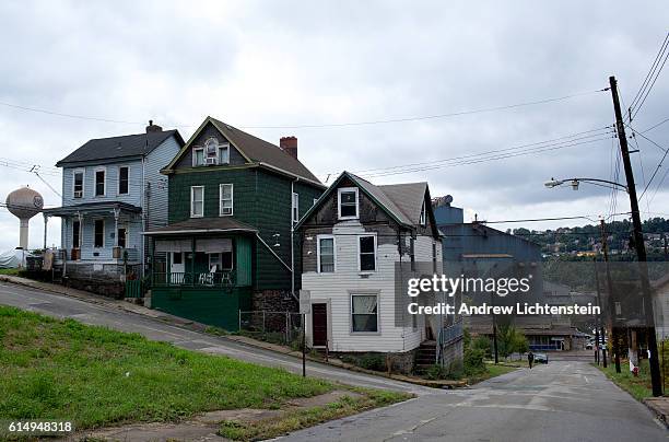 Street scenes from the historical steel mill town of Braddock, Pennsylvania on October 13, 2016. Braddock was once a thriving center of America's...
