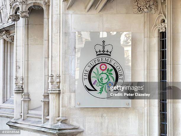 An exterior view of the Supreme Court on September 13, 2016 in London, England.