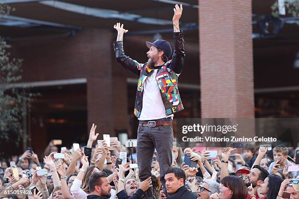 Jovanotti walks a red carpet during the 11th Rome Film Festival at Auditorium Parco Della Musica on October 16, 2016 in Rome, Italy.