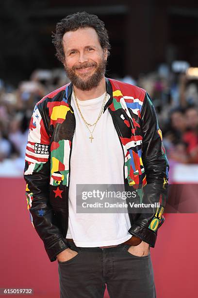 Jovanotti walks a red carpet during the 11th Rome Film Festival at Auditorium Parco Della Musica on October 16, 2016 in Rome, Italy.