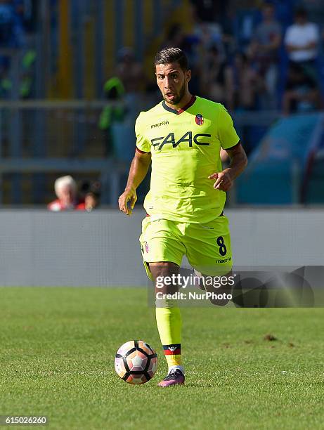 Saphir Taider during the Italian Serie A football match between S.S. Lazio and F.C. Bologna at the Olympic Stadium in Rome, on october 16, 2016.