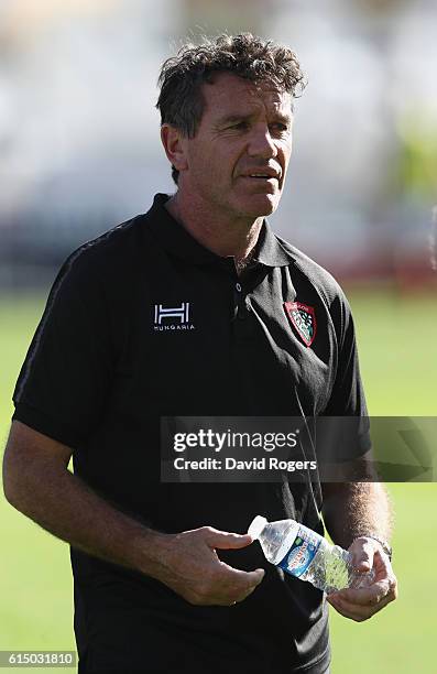 Mike Ford, the Toulon assistant coach looks on during the European Rugby Champions Cup match between RC Toulon and Saracens at Stade Felix Mayol on...